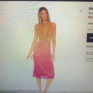 Maddox midi dress NWT